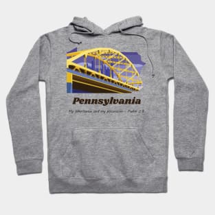 USA State of Pennsylvania Psalm 2:8 - My Inheritance and possession Hoodie